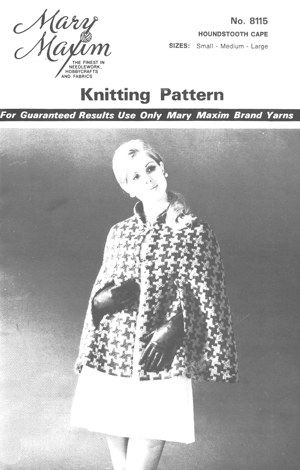 Houndstooth Cape Pattern - Image 2