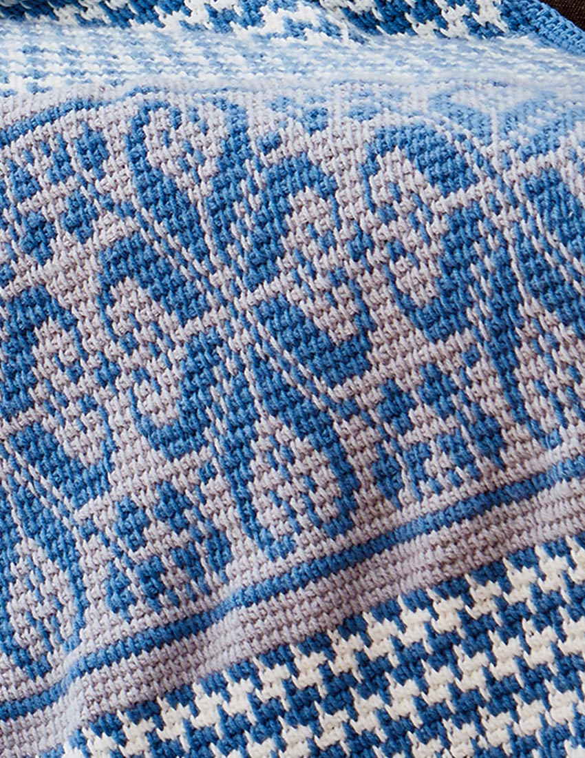 Houndstooth Throw Pattern - Image 2