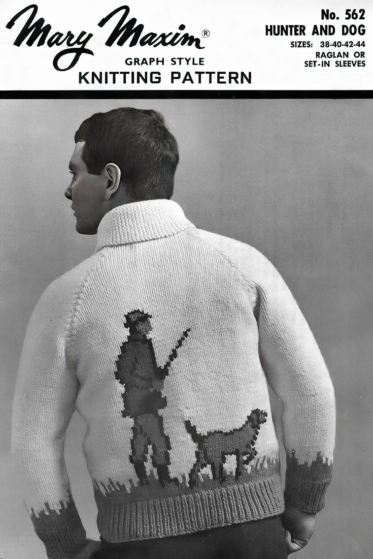 Hunter and Dog Cardigan Pattern - Image 2