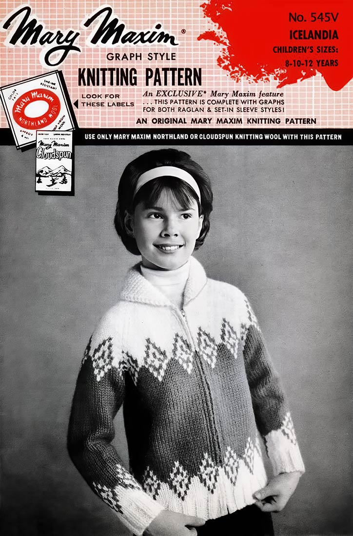 Children's Icelandia Cardigan Pattern - Image 2