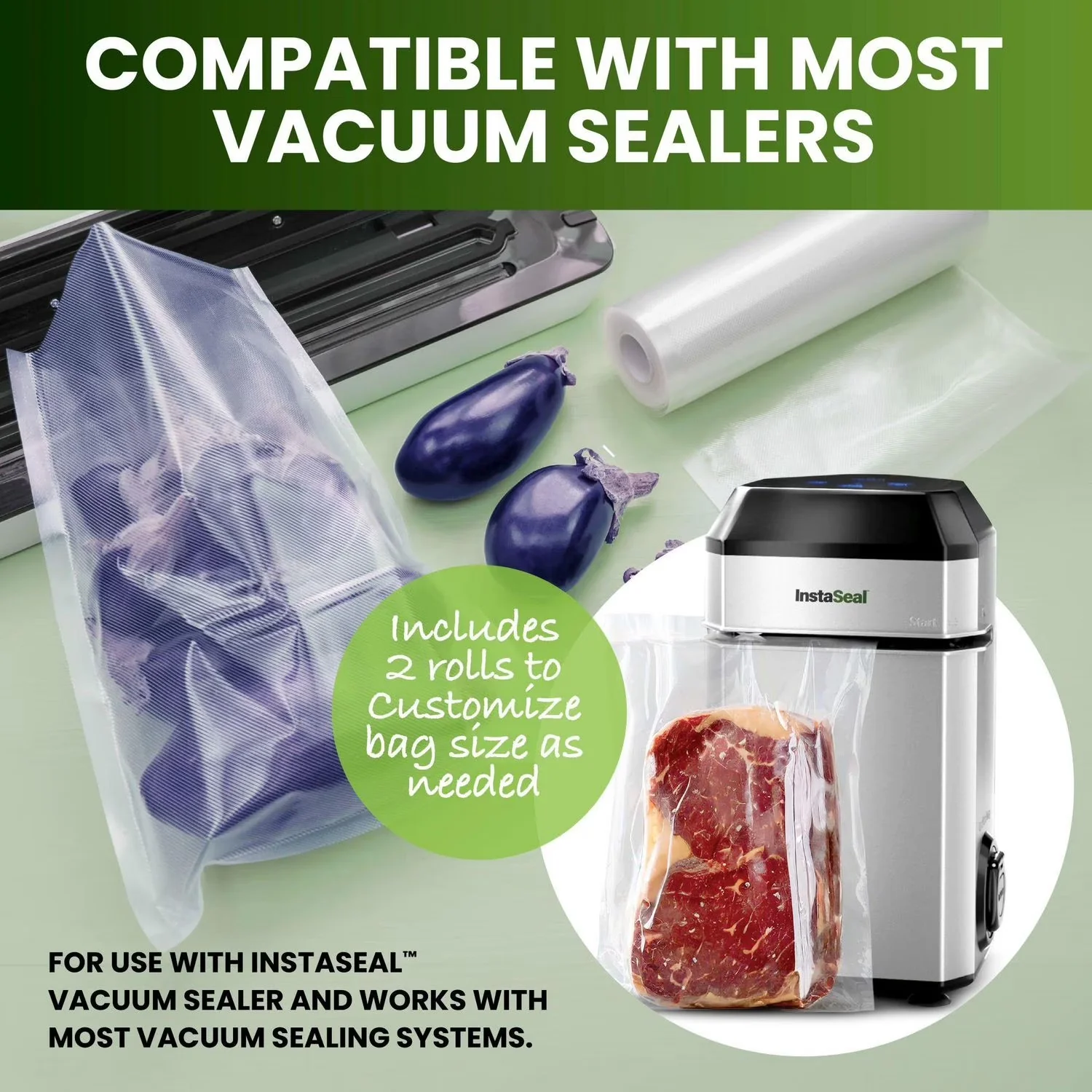InstaSeal Vacuum Sealer Bags - Image 3