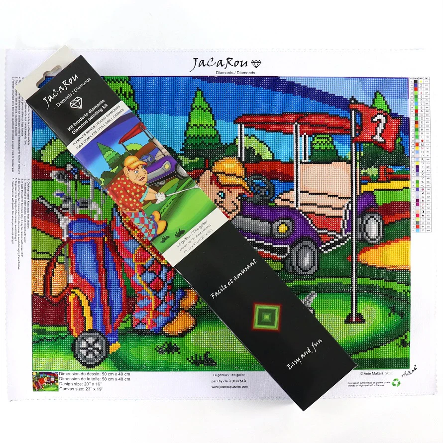 The Golfer Diamond Art Kit - Image 3