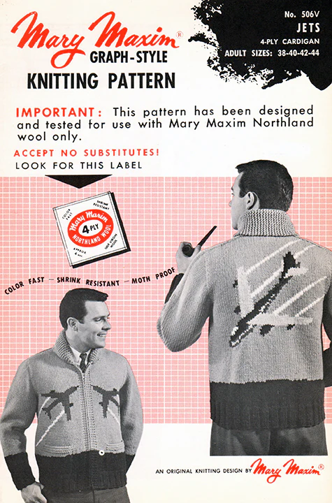 Jets Cardigan Pattern - Image 2