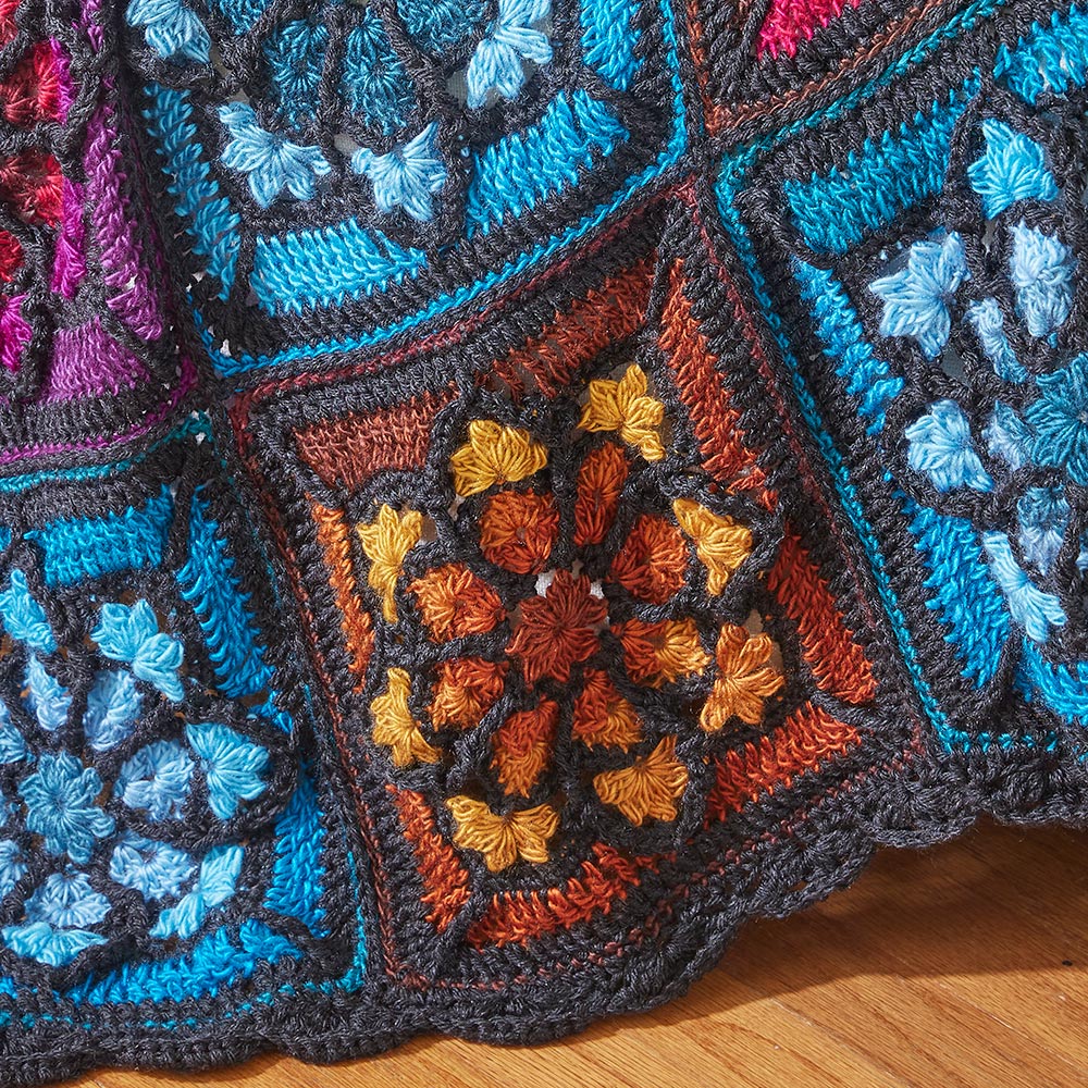 JulieAnny's Stained Glass Afghan - Image 2