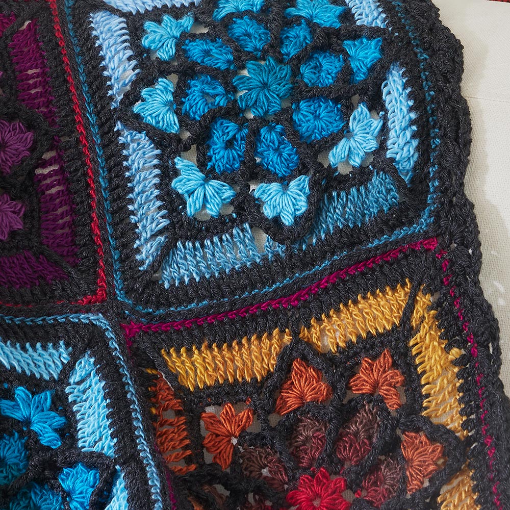 JulieAnny's Stained Glass Afghan - Image 3