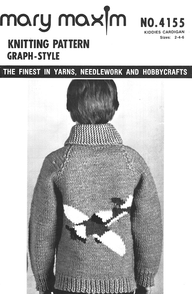 Kiddies' Airplane Cardigan Pattern - Image 2