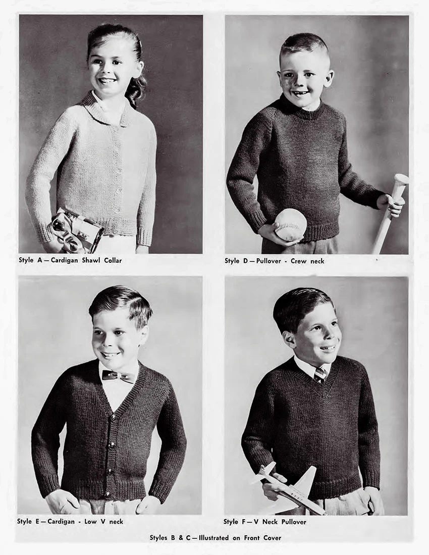 Kiddies' Cardigans and Pullovers Pattern - Image 2