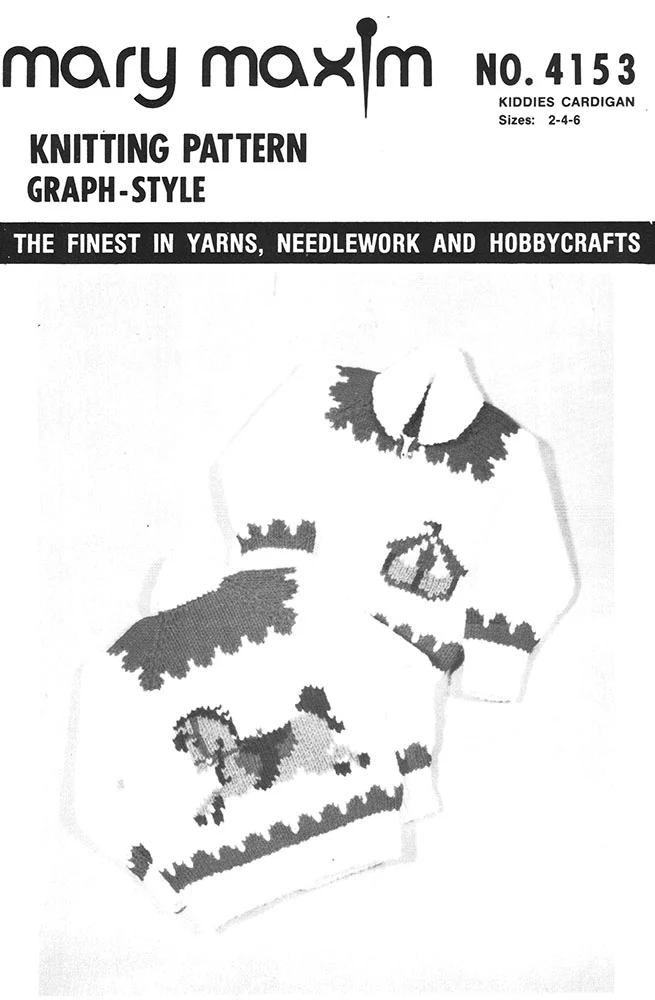 Kiddies' Horse Cardigan Pattern - Image 2