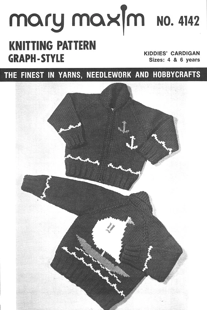 Kiddies' Sunfish Sailboat Cardigan Pattern - Image 2