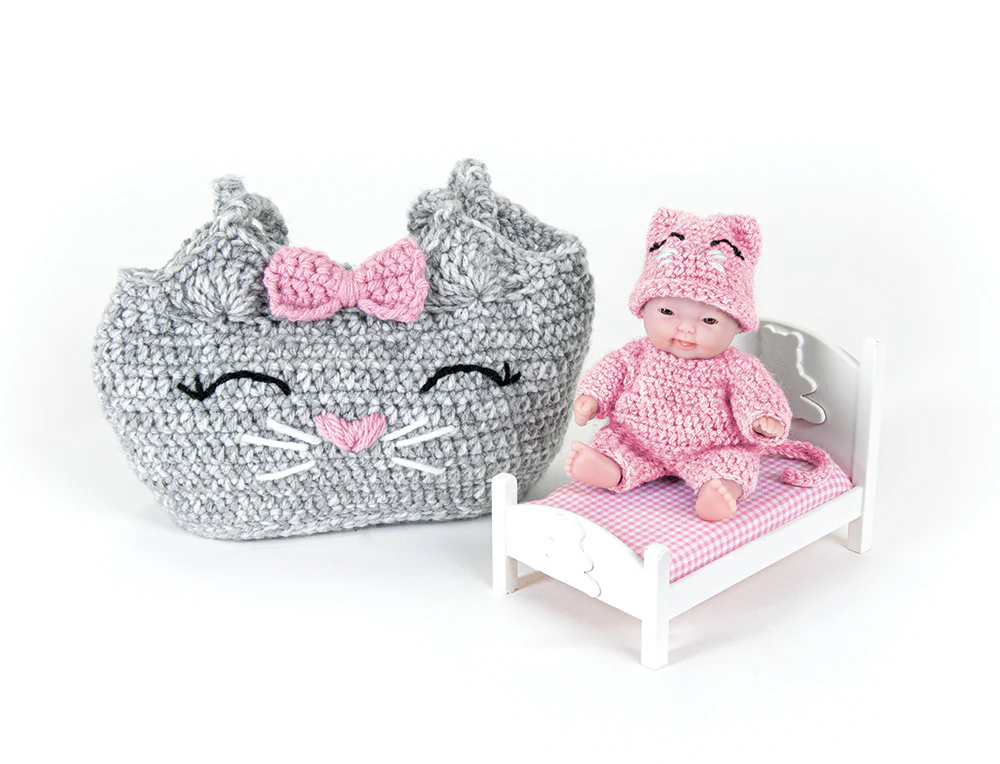 Kitty Kat Bag & Doll Crochet Kit