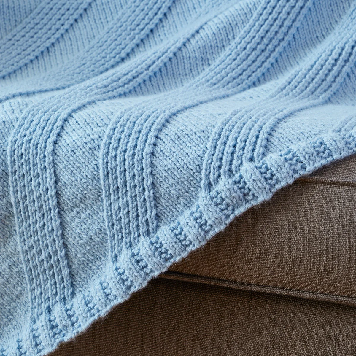 Knit Diagonal Afghan - Image 6