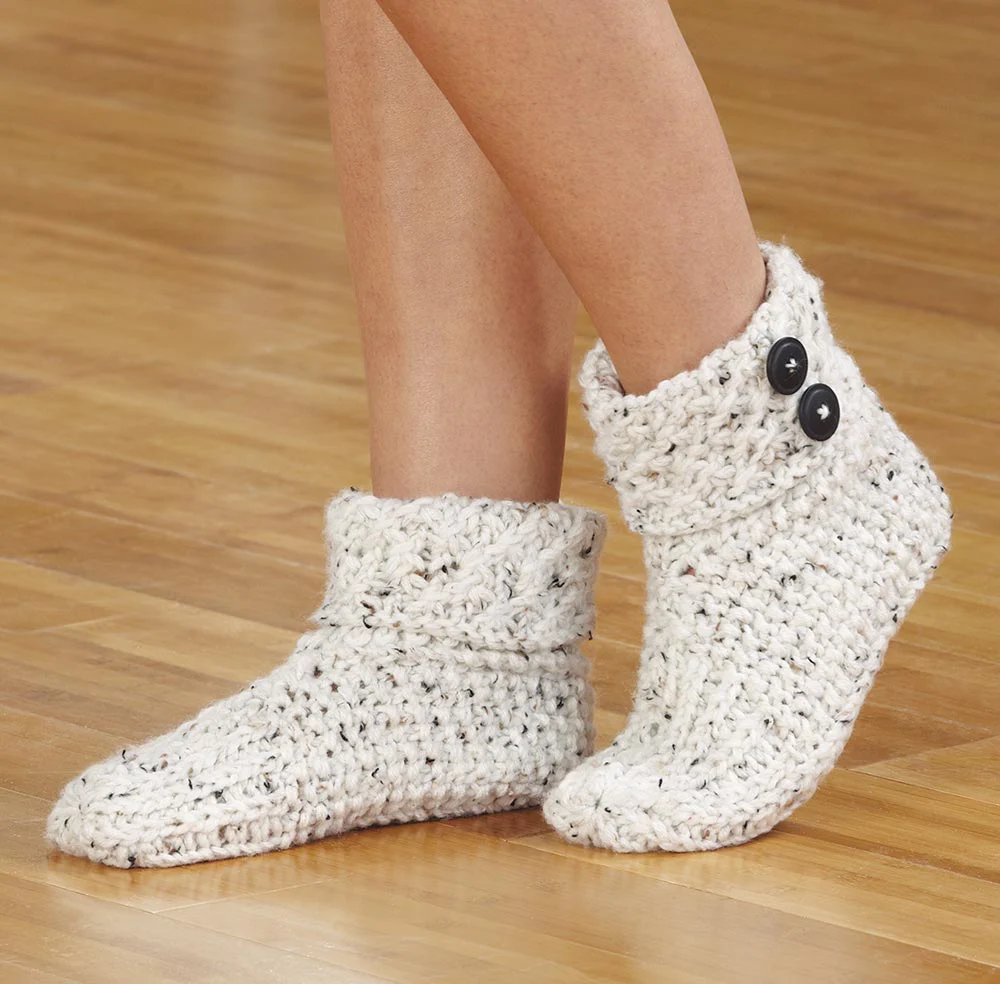 Knit Slippers Pattern