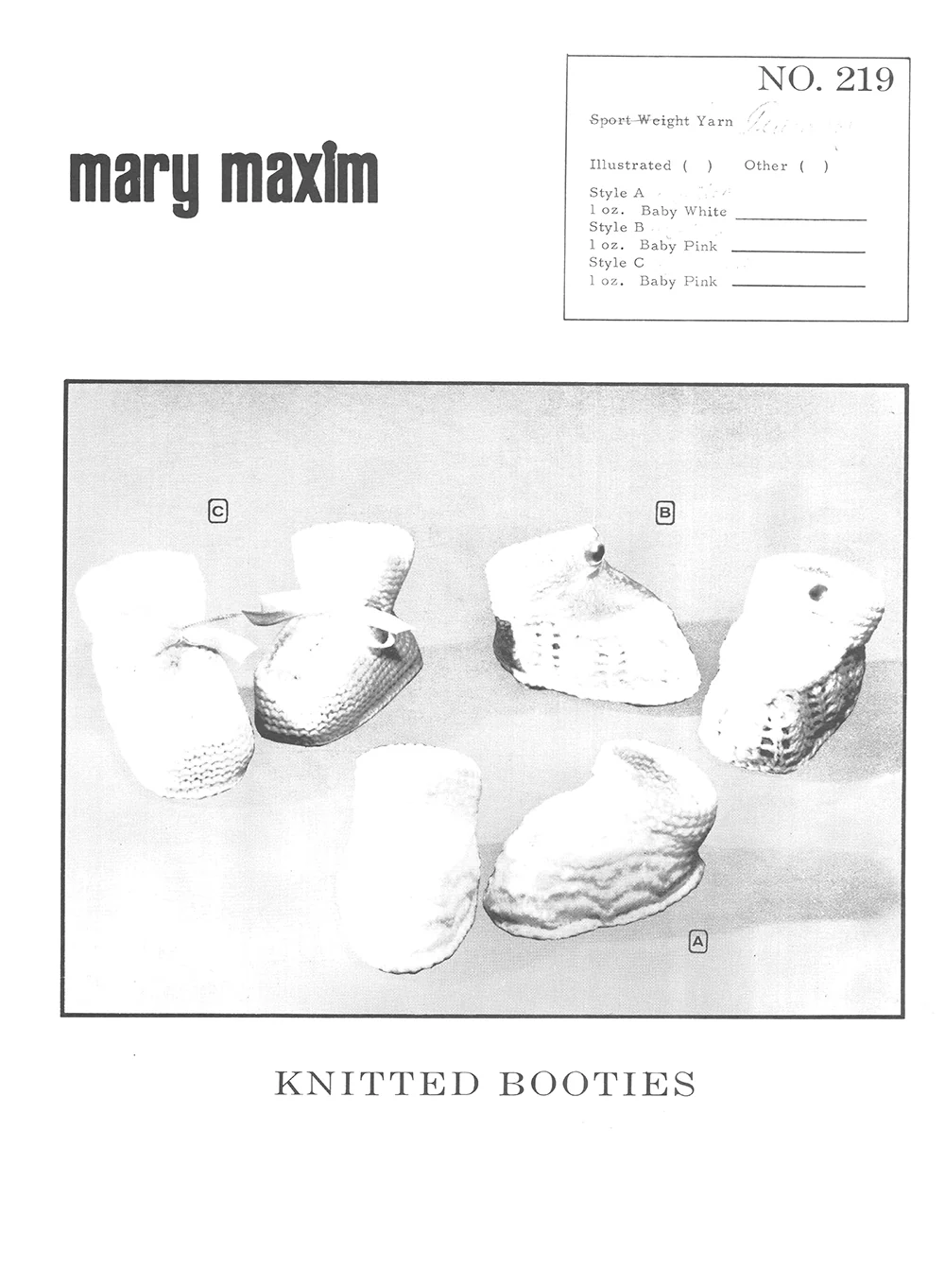 Knitted Booties Pattern - Image 2