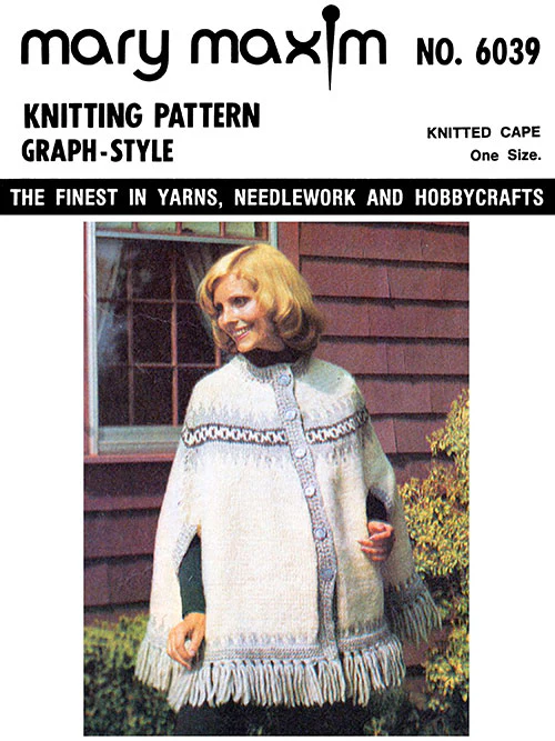 Knitted Cape Pattern - Image 2