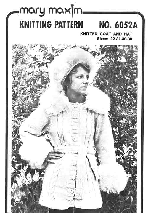 Knitted Coat & Hat Pattern - Image 2