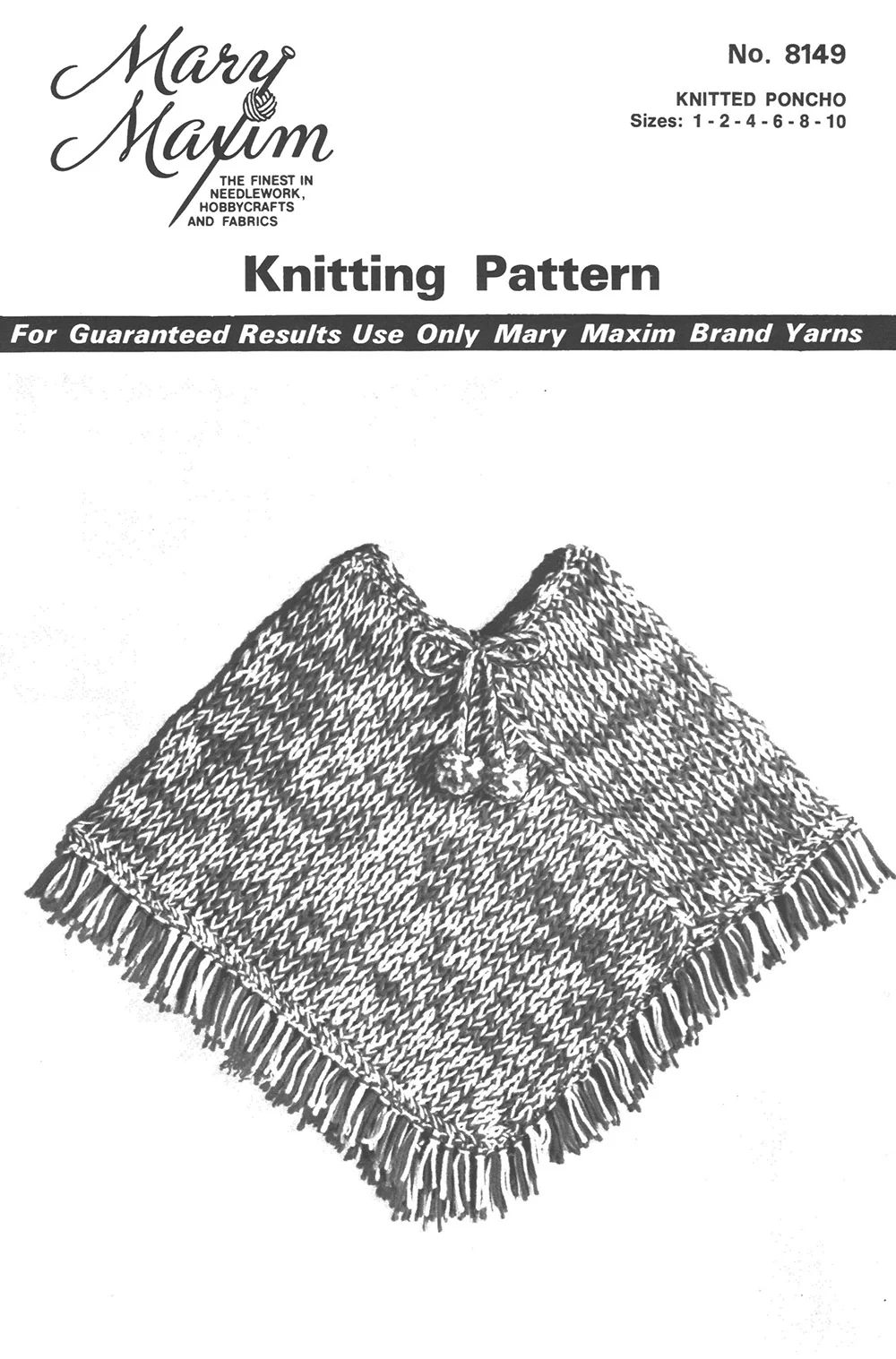 Knitted Poncho Pattern - Image 2
