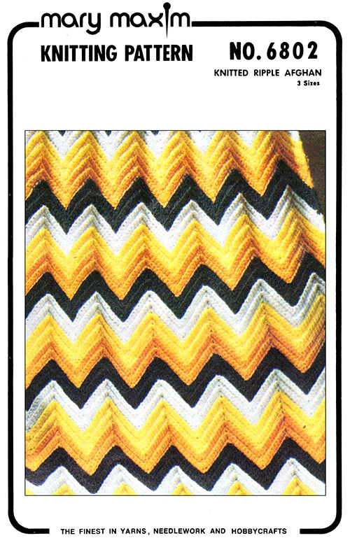 Knitted Ripple Afghan Pattern - Image 3