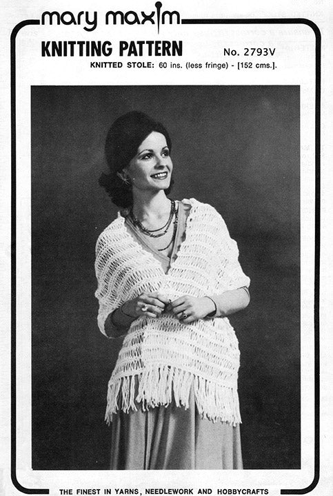 Knitted Stole Pattern - Image 2