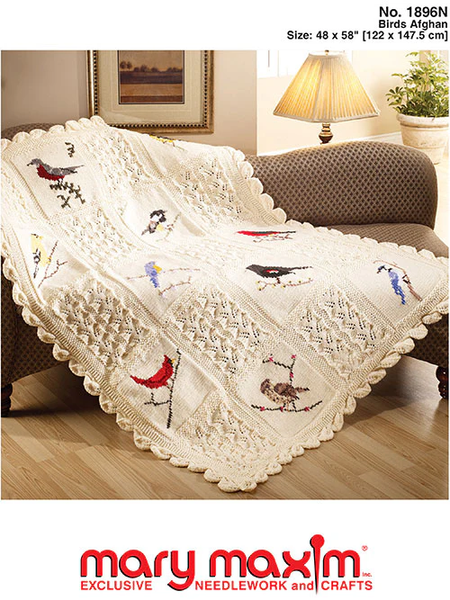 Birds Afghan Pattern - Image 2