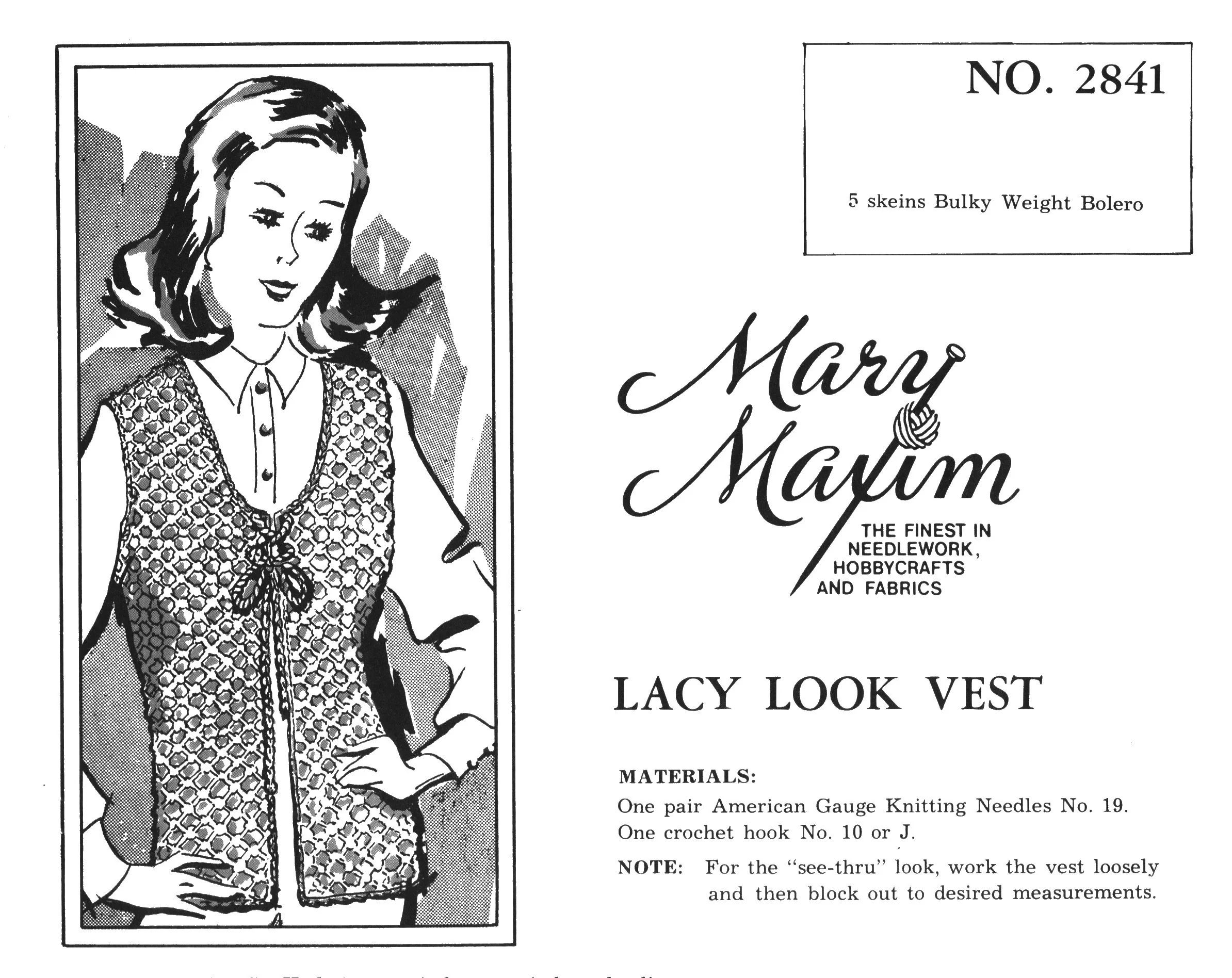 Lacy Look Vest Pattern - Image 2