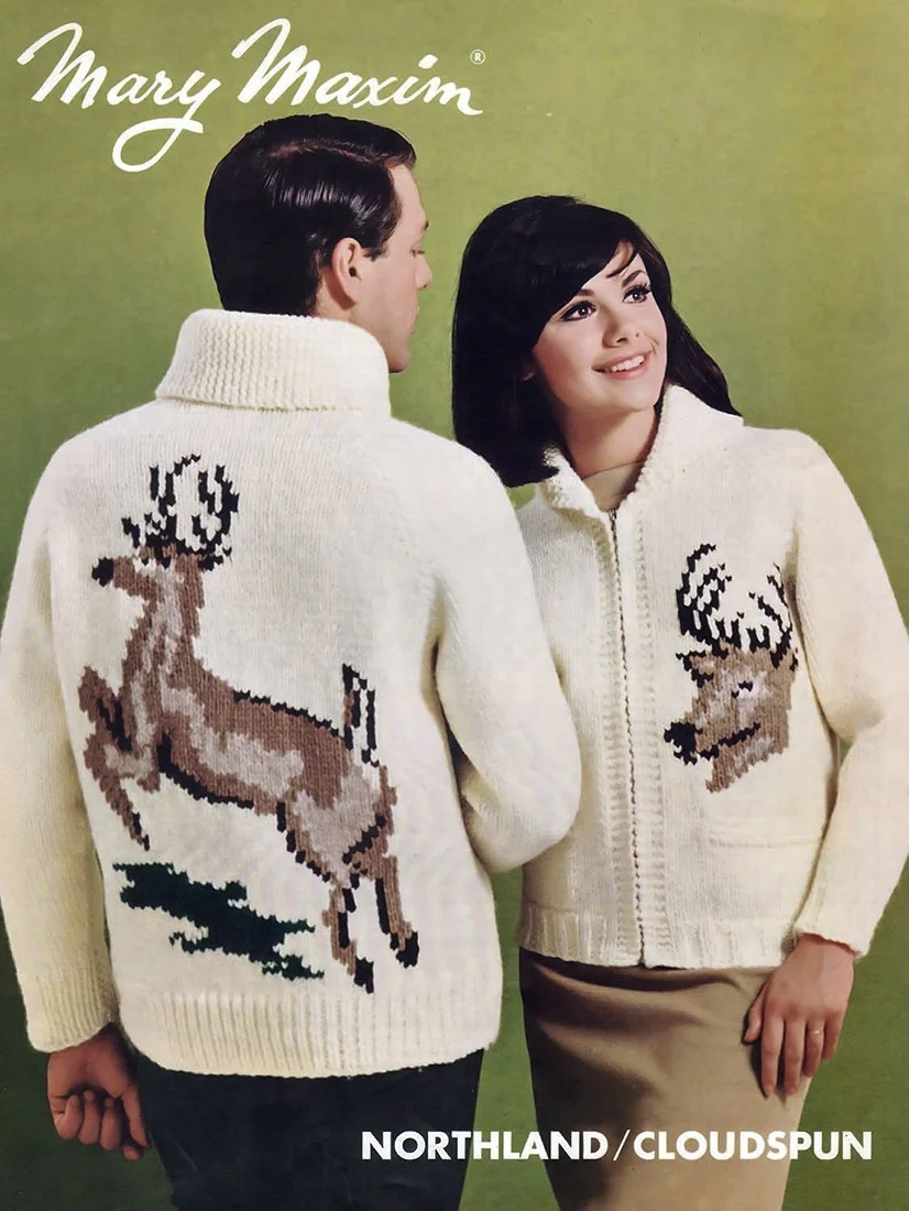 Ladies' and Youths' Whitetail Deer Cardigan Pattern - Image 2