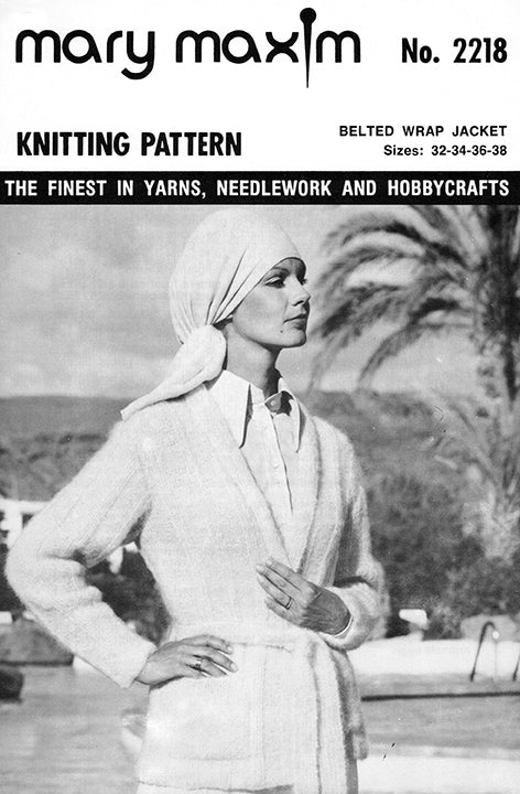 Ladies' Belted Wrap Jacket Pattern - Image 3