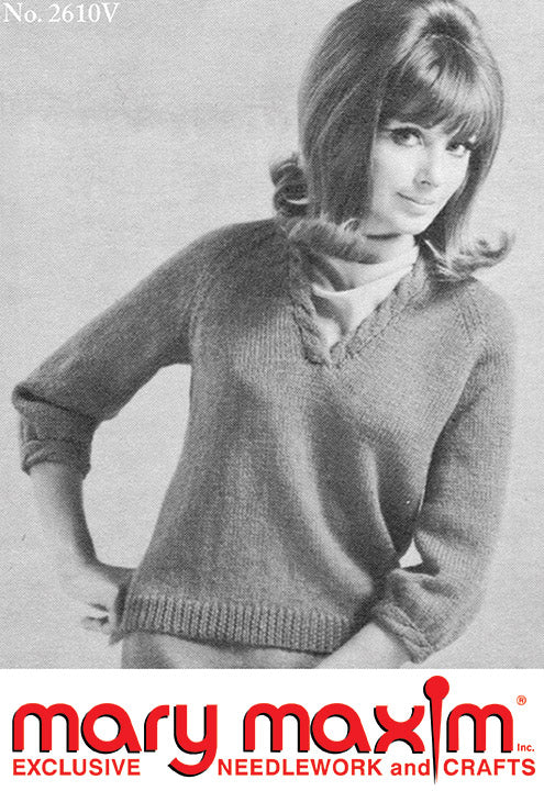 Ladies' Cable Pullover Pattern - Image 3