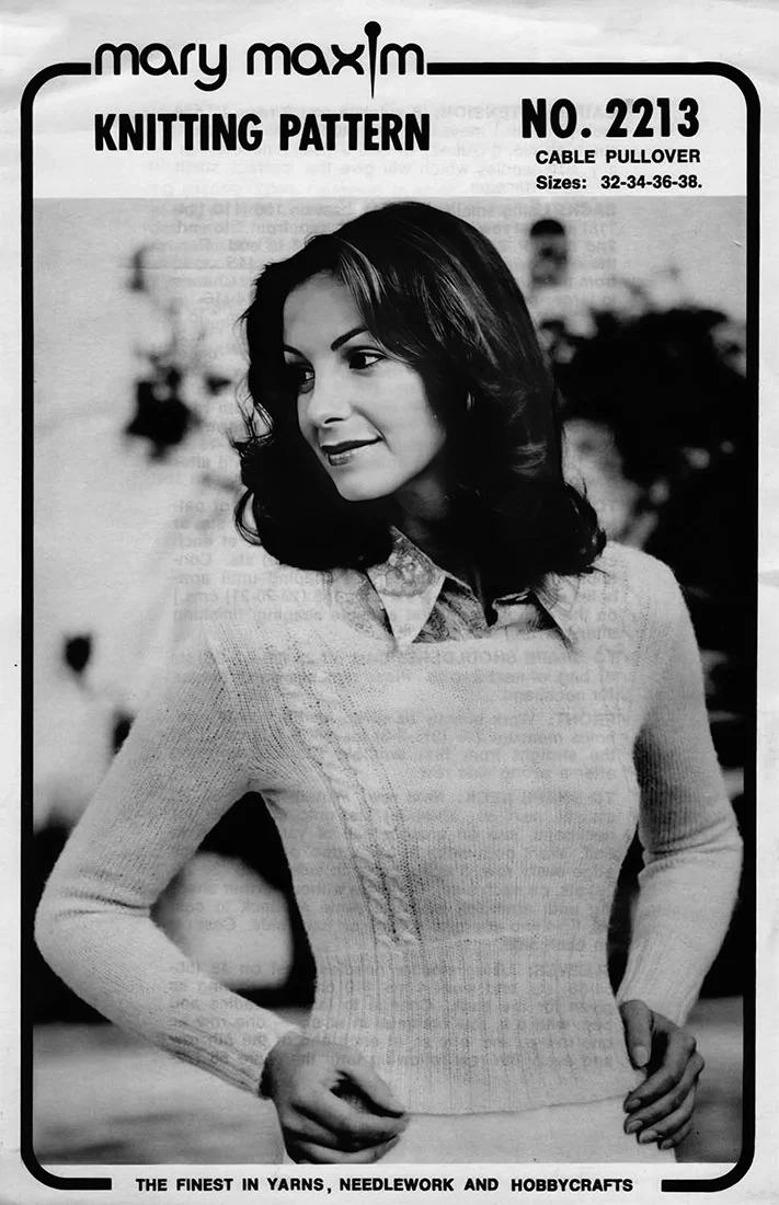 Ladies' Cable Pullover Pattern - Image 2