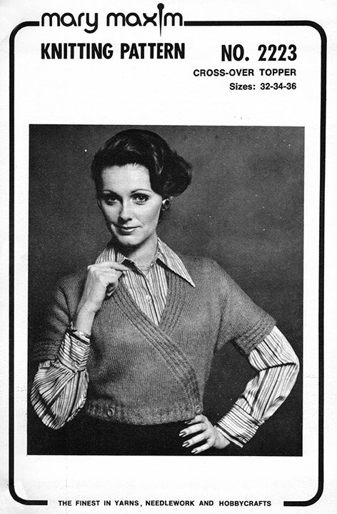 Ladies' Cross-Over Topper Pattern - Image 2