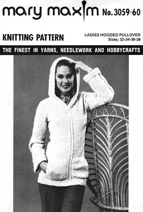 Ladies Hooded Pullover Pattern - Image 2