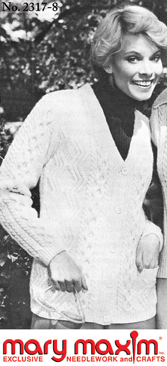 Ladies' or Men's Cardigan Pattern - Image 3