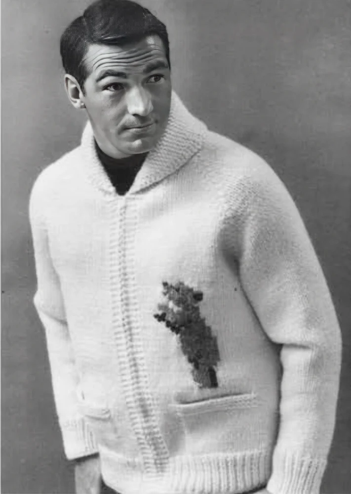 Ladies' or Youth's Bear and Cubs Cardigan Pattern - Image 3