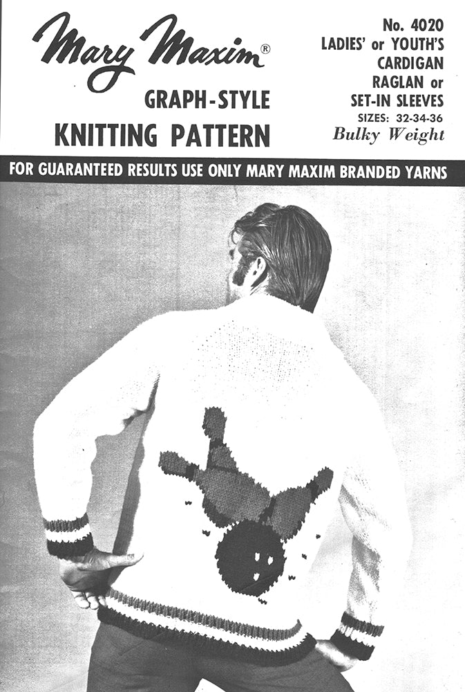 Ladies' or Youth's Bowling Cardigan Pattern - Image 4