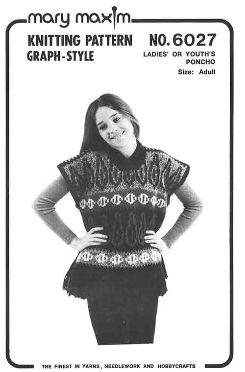 Ladies' or Youth's Laplander Poncho Pattern - Image 2