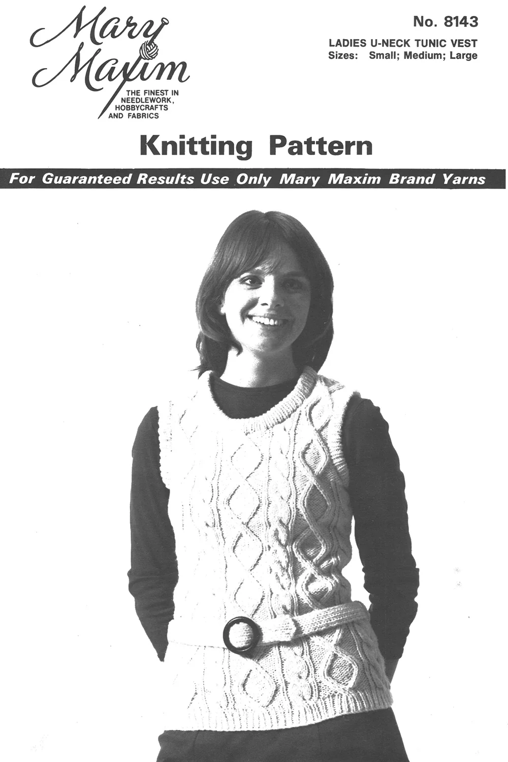 Ladies U-Neck Tunic Vest Pattern - Image 2