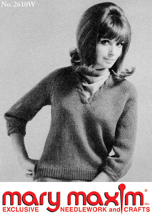 Ladies' Worsted Weight Cable Pullover Pattern - Image 3