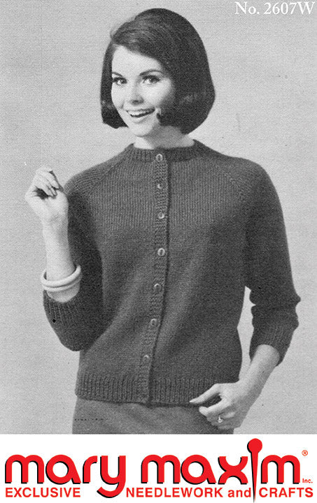 Ladies' Worsted Weight Cardigan Pattern - Image 2