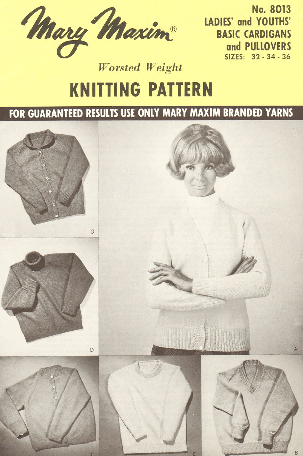 Ladies' & Youths' Basic Cardigan & Pullover Pattern - Image 4