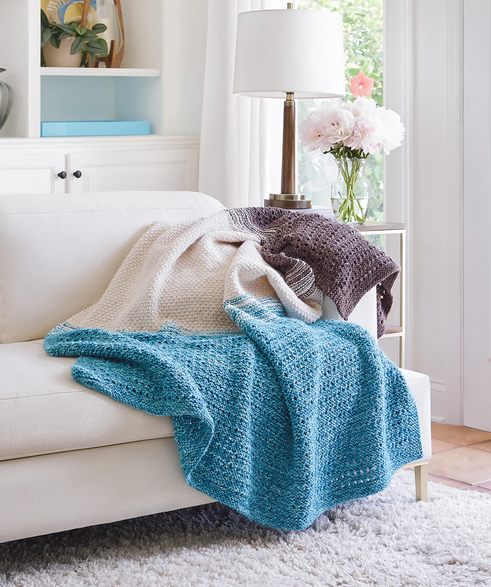 Land and Sea Knit Blanket - Image 2