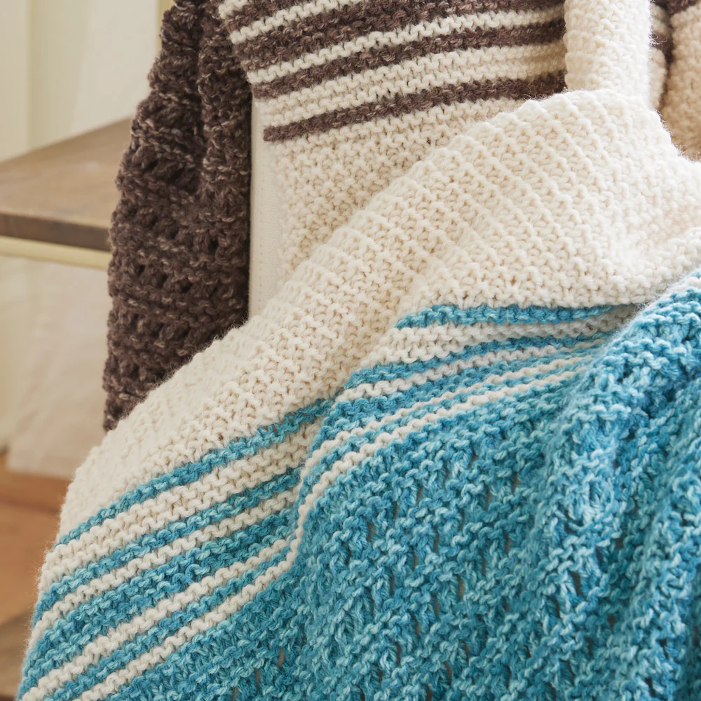 Land and Sea Knit Blanket - Image 3