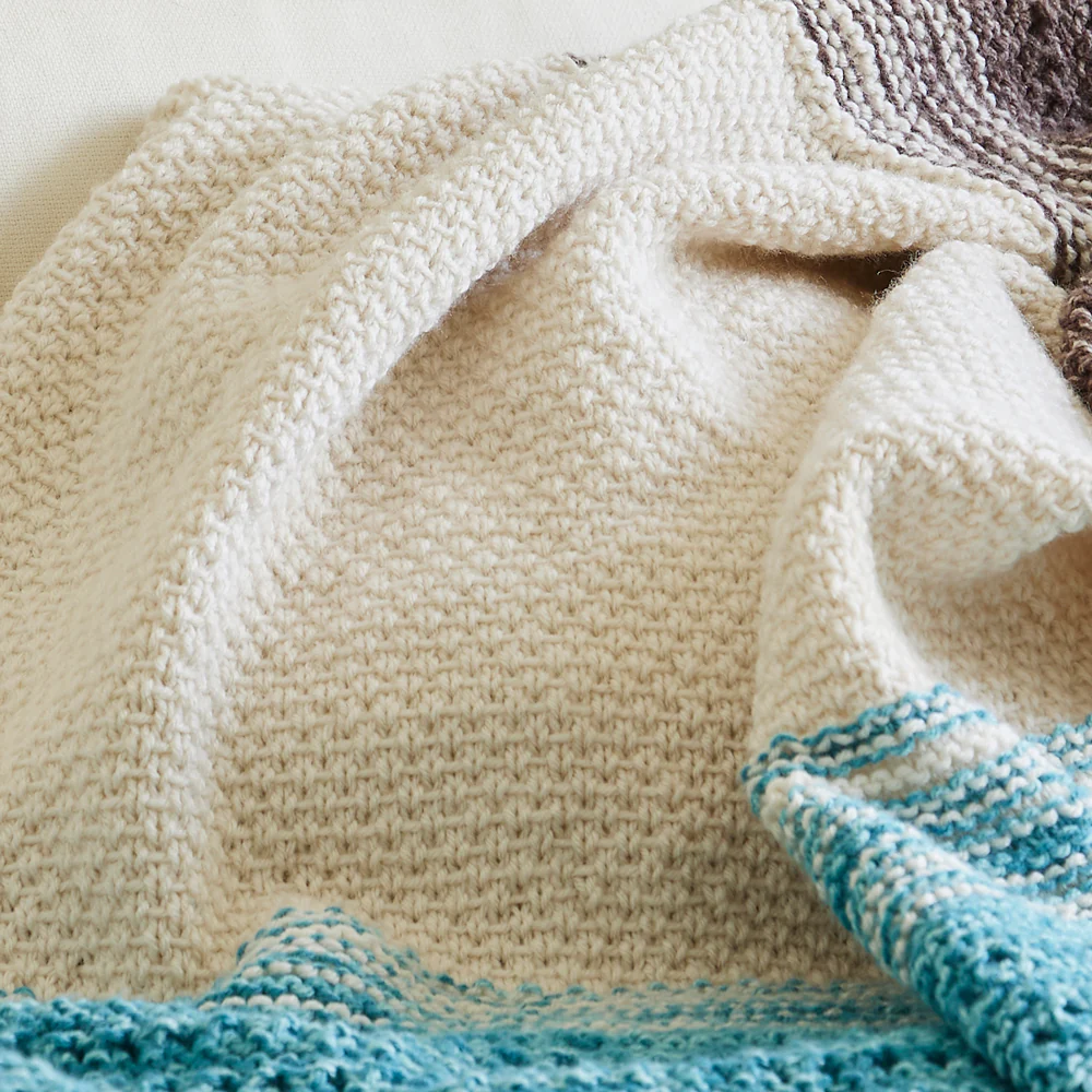Land and Sea Knit Blanket - Image 5