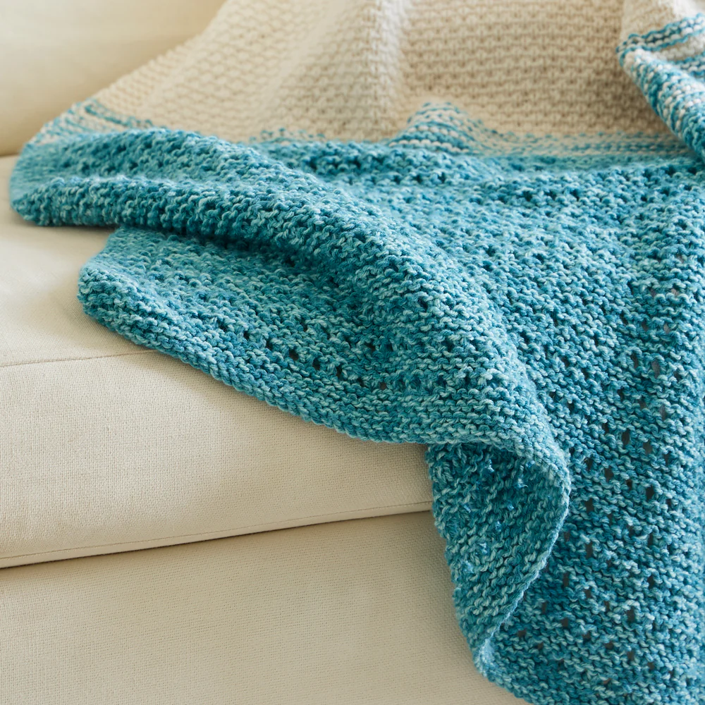 Land and Sea Knit Blanket - Image 6