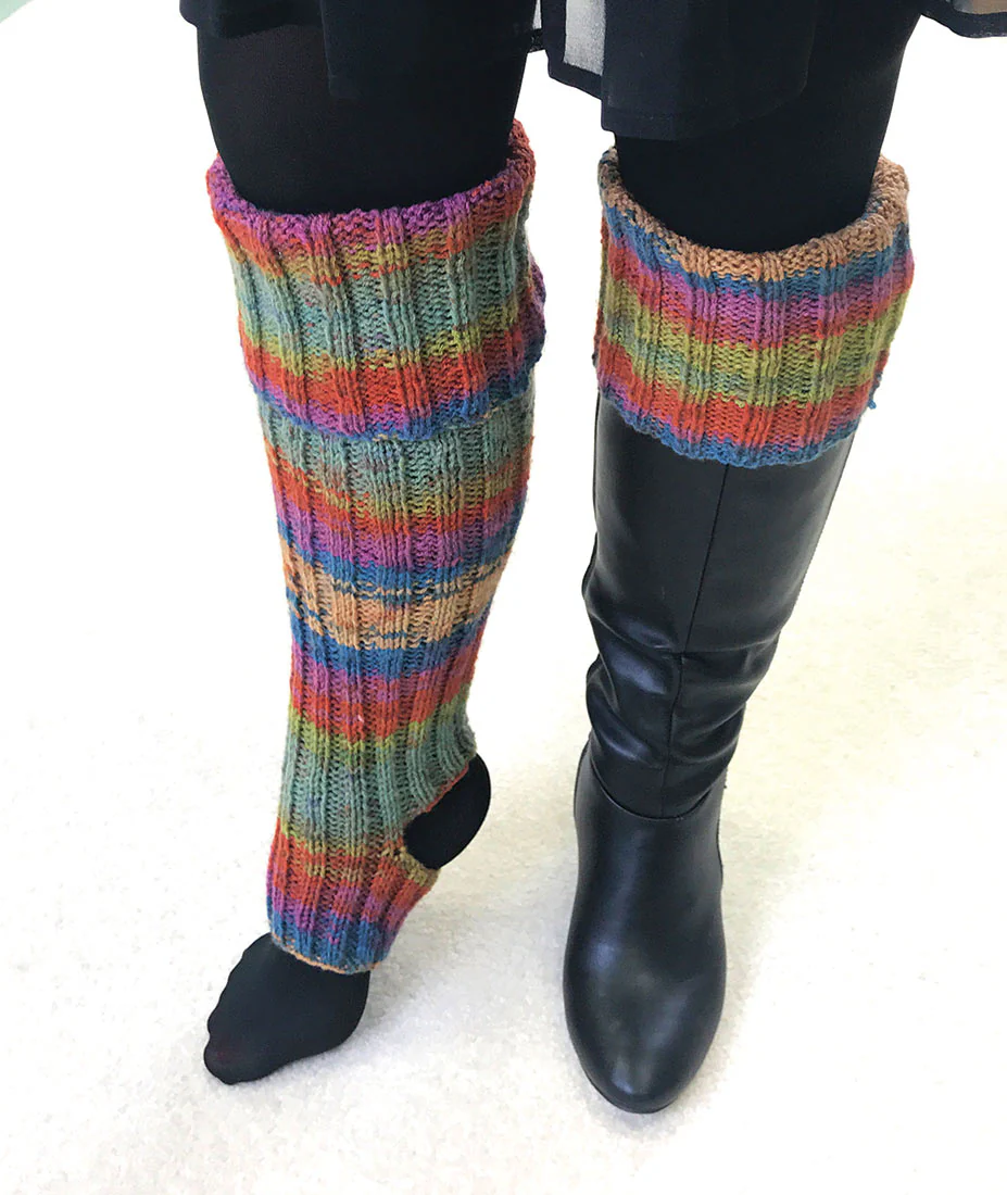 Leg Warmers, Scarf, and Convertible Mittens Pattern - Image 3