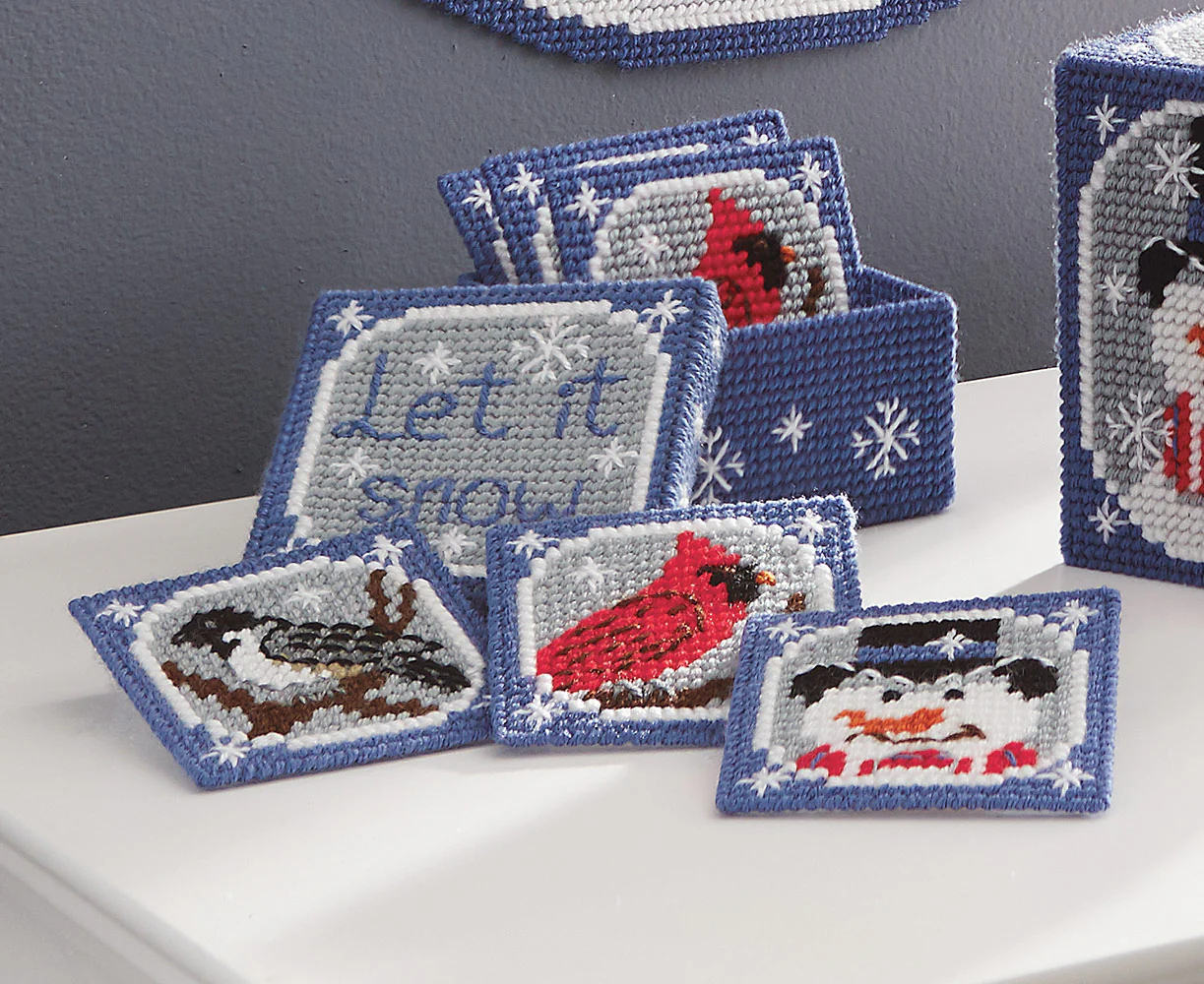 Let It Snow Ensemble Plastic Canvas Kit - Image 4