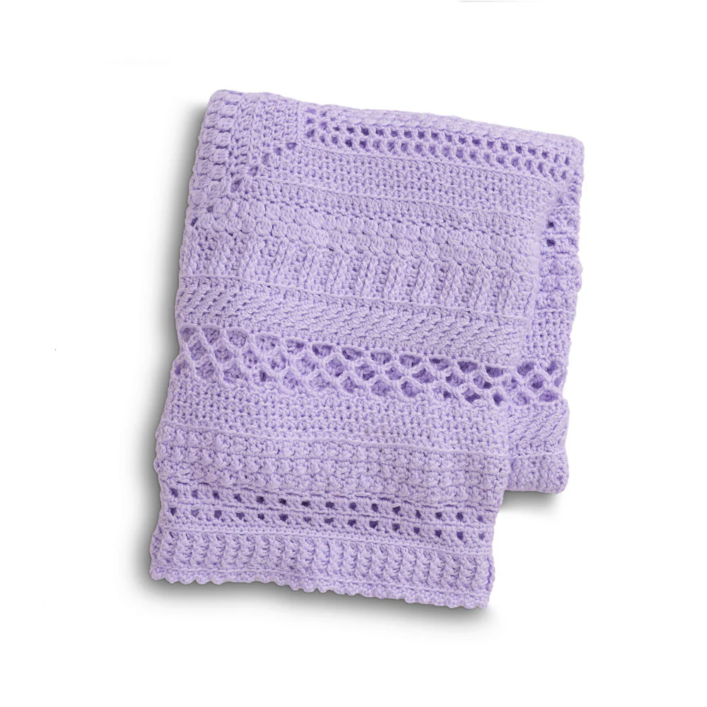 Lilac Love Baby Blanket - Image 7
