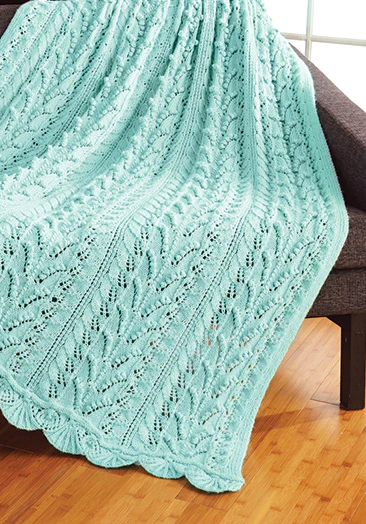 Lilies & Lace Throw Pattern - Image 2