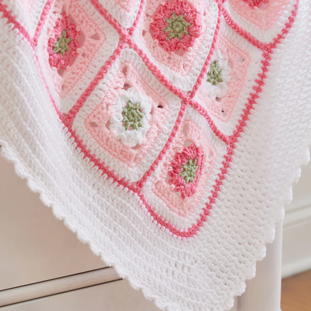 Little Miss Flower Baby Blanket - Image 2