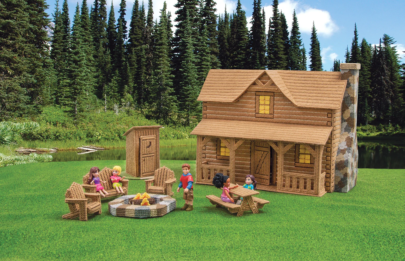 Log Cabin Pattern - Image 2