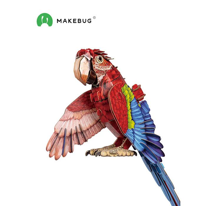 Macaw 3D Bird Puzzle - Image 4