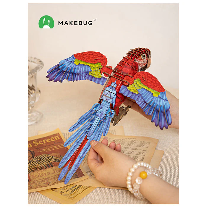 Macaw 3D Bird Puzzle - Image 5